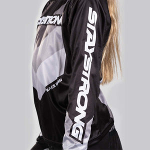 Stay Strong Youth Chevron Race Jersey - Black