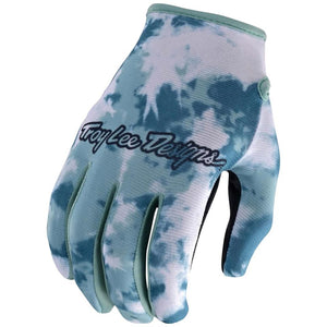 Troy Lee Flowline Race Gloves - Plot/Charcoal