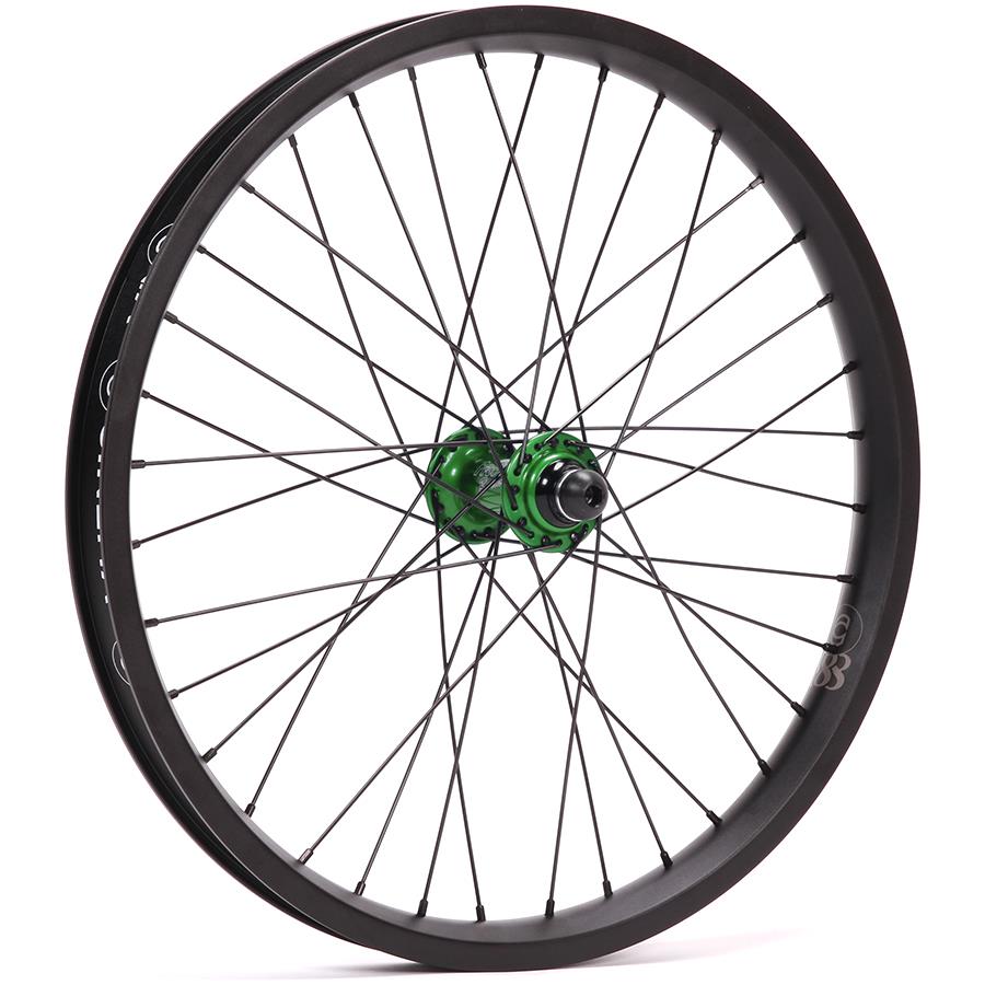 Profile Elite / Cinema 888 / Titanium Spokes Front Custom Wheel