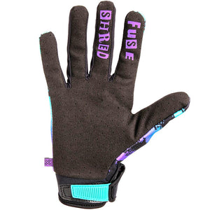 Fuse Chroma Shred Gloves - Purple/Teal Fade