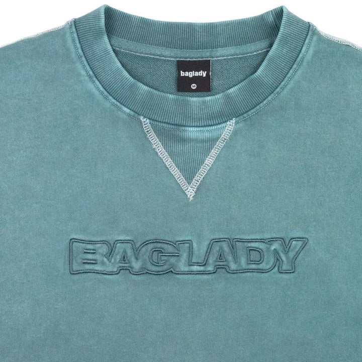 Baglady Acid Sweatshirt - Turquoise