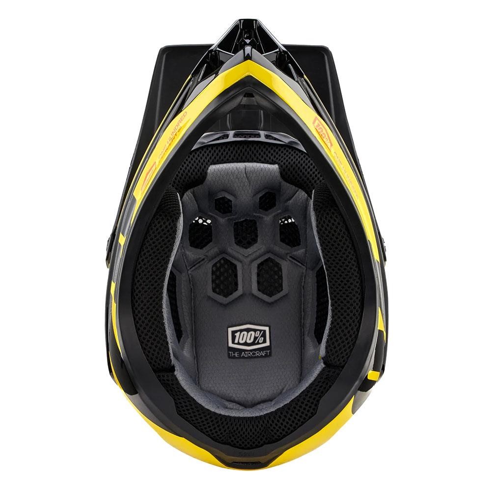 100% de casco de carrera compuesta de aeronave - NEON Yellow