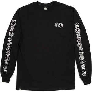 BSD Icon Long Sleeve T-Shirt - Black