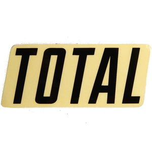 Total BMX Autocollant de logo nouveau style