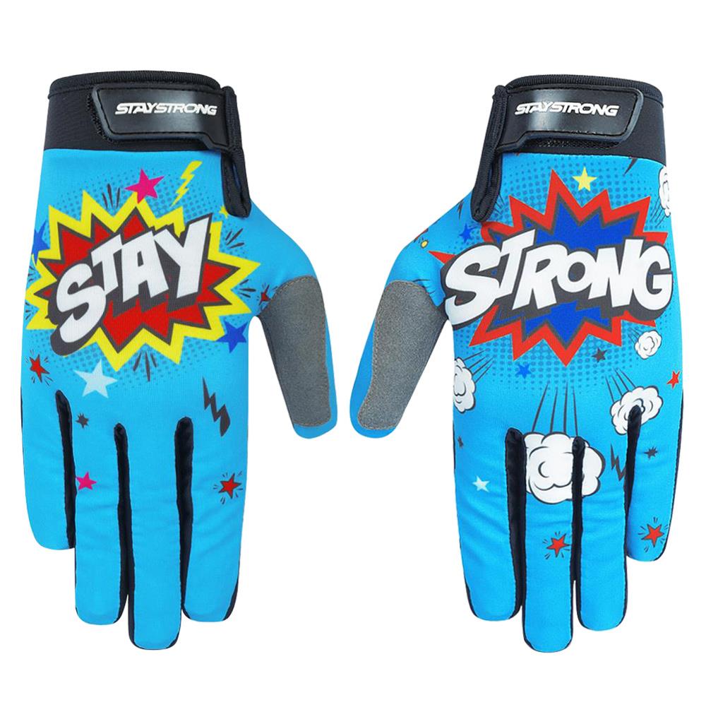 Stay Strong POW Gloves - Teal