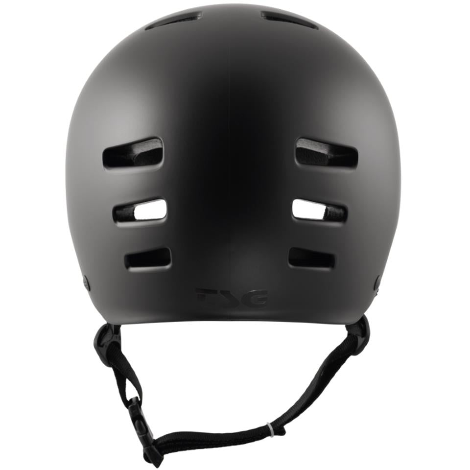 TSG Evolution Festfarbhelm - Satin dunkelschwarz