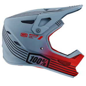 Casco de carrera de estado 100% - Caltec/Gray