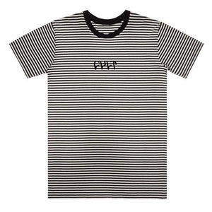 Cult T-shirt de logo Stripe - noir