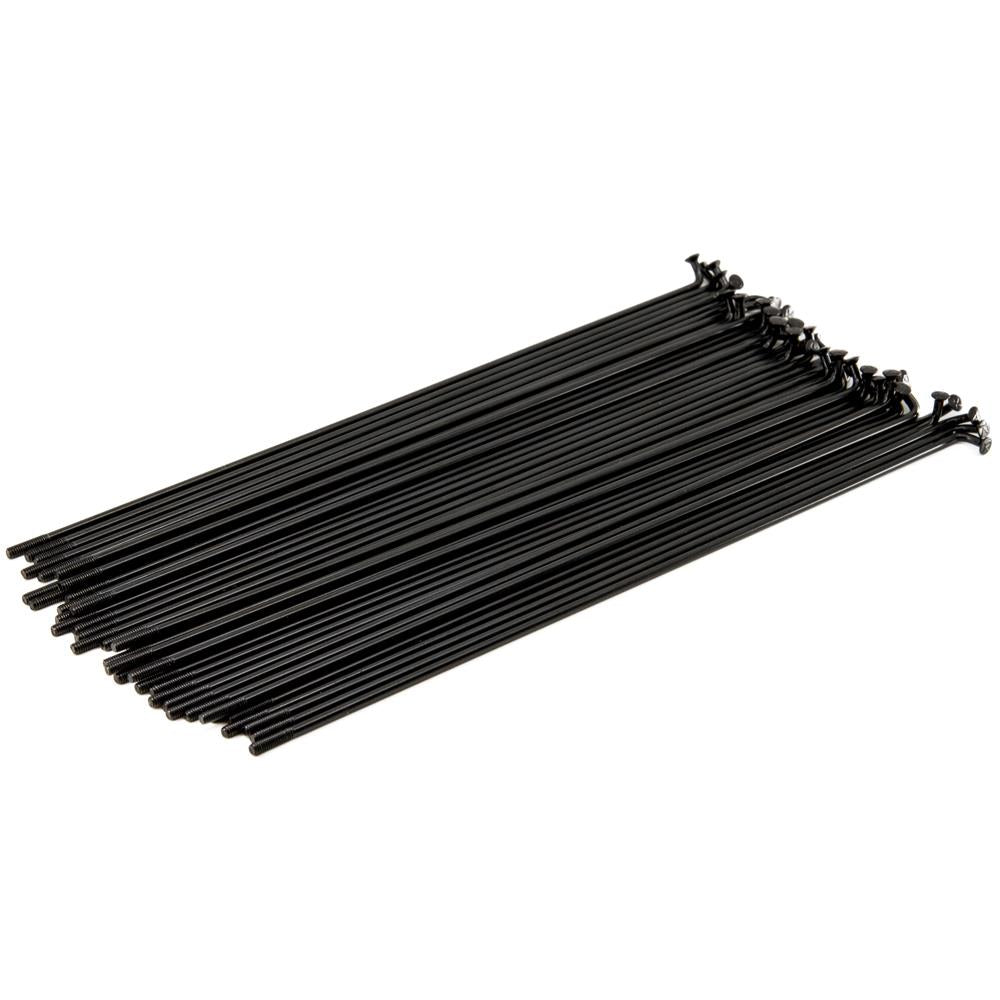 Source Double Butted Spokes (40 Pack) - Black